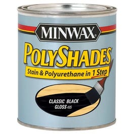 Minwax, 1-Qt. Classic Black Gloss Polyshades Wood Stain