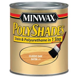 Minwax, 1-Qt. Classic Oak Satin Polyshades Wood Stain