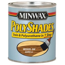 Minwax, 1-Qt. Mission Oak Gloss Polyshades Wood Stain