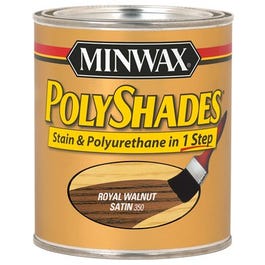 Minwax, 1-Qt. Teinture Polyshades Noyer Royal Satiné