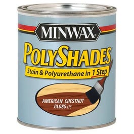 Minwax, 1 Qt. Teinture Polyshades brillante pour châtaignier américain