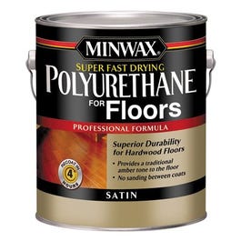 Minwax, 1 gallon de fini à plancher polyuréthane satiné à séchage rapide et à faible teneur en COV