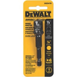 Dewalt, 1/4-In. Hex Shank To 1/2-In. Adaptateur de douille