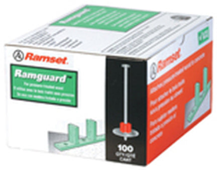 Itw/ramset Red Head, 2-1/2 PIN RAMGUARD WITHWASHER 100/