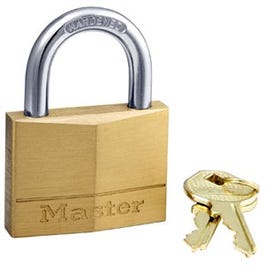 Master Lock, 2-In. Cadenas à clé en laiton massif, 5 goupilles à tambour