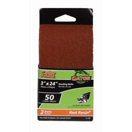 GatorGrit, 2-Pack 3 x 24-Inch 50-Grit Bi-Directional Sanding Sheet (Feuille de ponçage bi-directionnelle)