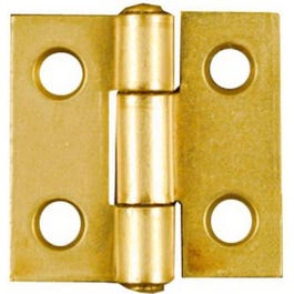 National Hardware, 2-Pk, 1 x 1-In. Charnières étroites en laiton mat