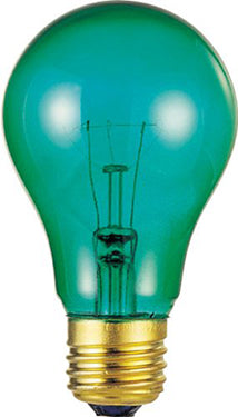 Westinghouse, 25 WATT A/19 PARTYBULB TRANS GREEN