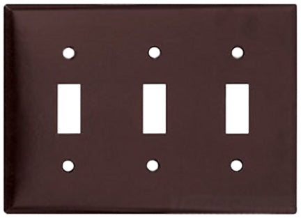 Câblage Cooper, 3G SWITCH PLATE BRN