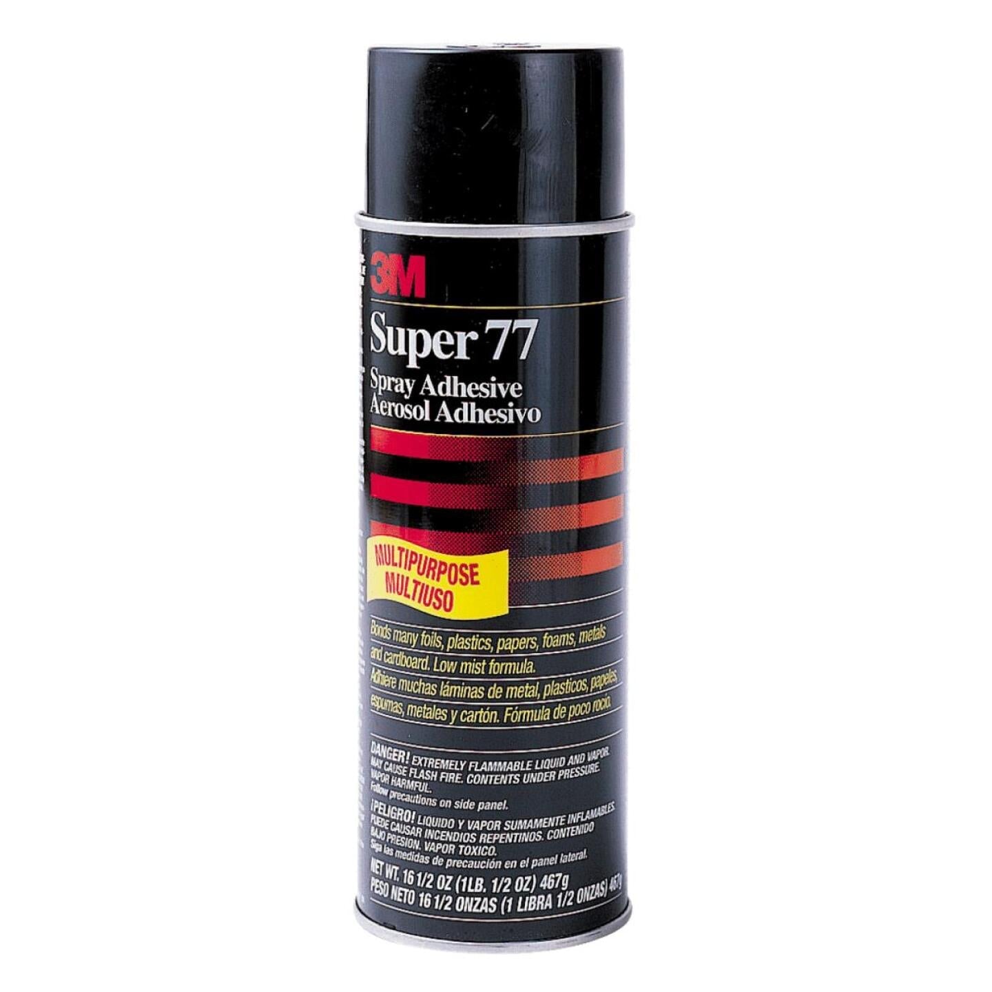 3M, 3M Super 77 16-1/2 Oz. Adhésif polyvalent en aérosol