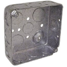 Raco, 4 x 1.5-Inch Drawn Corners Square Box (boîte carrée à coins étirés)