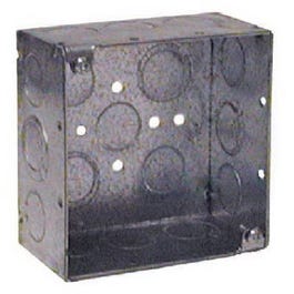 Divers, 4 x 2-1/8-Inch Welded Corners Square Box (boîte carrée à coins soudés)