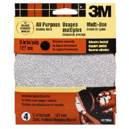 3M, 5-Pk, 5-In. Disque abrasif tout usage à grain moyen