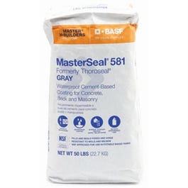 MasterSeal, 581 Enduit imperméable à l'eau, à base de ciment, gris, 50 livres