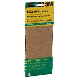 3M, 6-Pack 1/3-feuille de papier de verre de production 100-grit