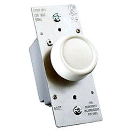 Legrand - Pass & Seymour, 600-Watt Ivory Maximum Single Pole Rotary Power Dimmer Switch (gradateur de puissance rotatif unipolaire ivoire)