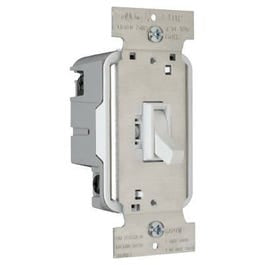 Legrand - Passe & Seymour, 600-Watt White 3-Way Incandescent Toggle Dimmer Switch