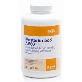 MasterEmaco, A 660 Agent de liaison au ciment, 1-Qt.