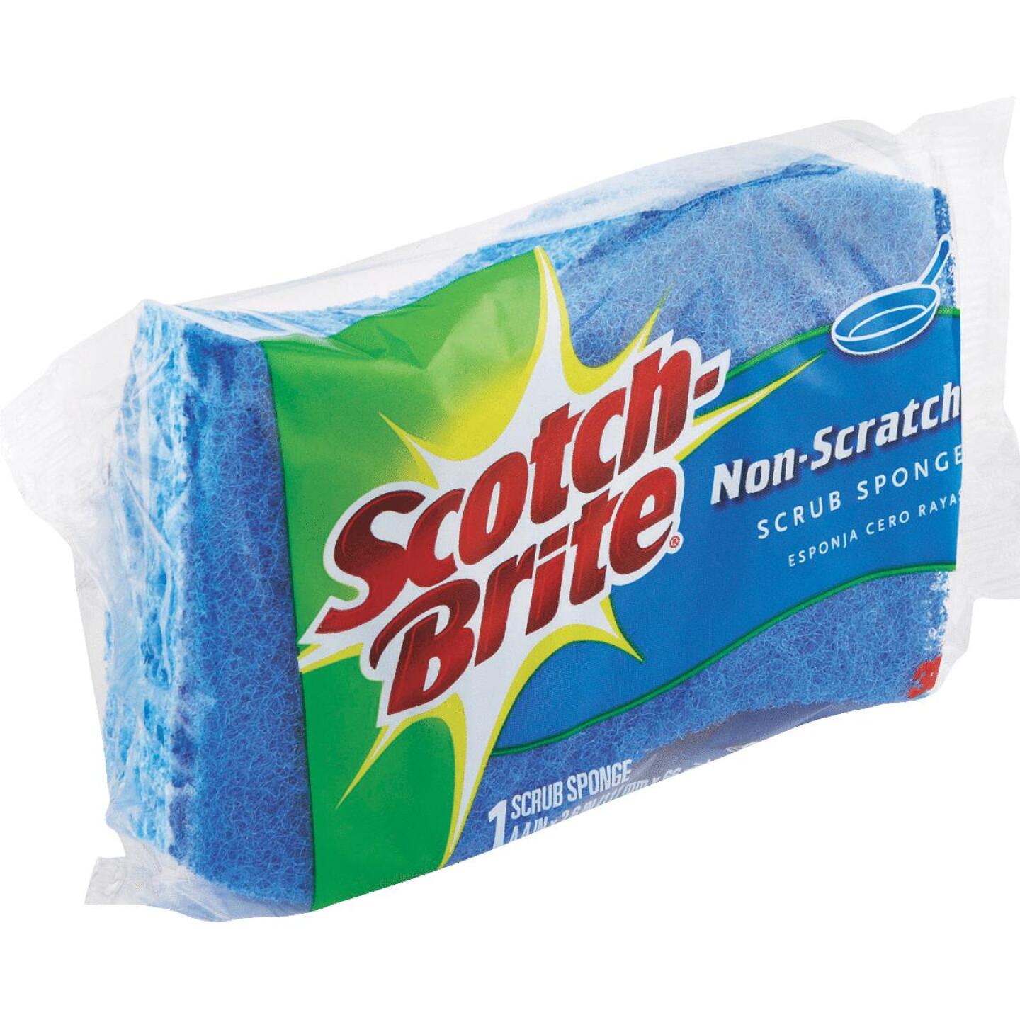 3M, Éponge à récurer sans égratignures Scotch-Brite bleue de 4,4 po x 2,6 po de 3M