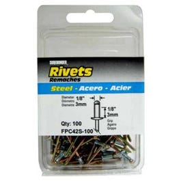 Divers, Lot de 100 rivets courts en acier