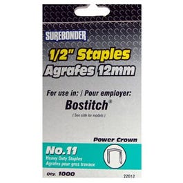 Surebonder, Paquet de 1000 agrafes de 1/2 pouce #11 pour travaux lourds